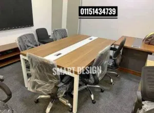 ميتنج روم/ترابيزة مودرن/ترابيزة اجتماعات خشبmdfاسباني / Meeting table / أثاث مكتبي