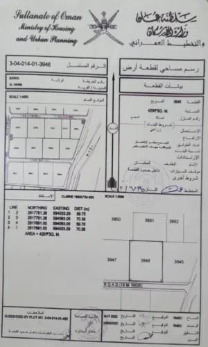 Residential Land for Sale in Al Batinah Barka