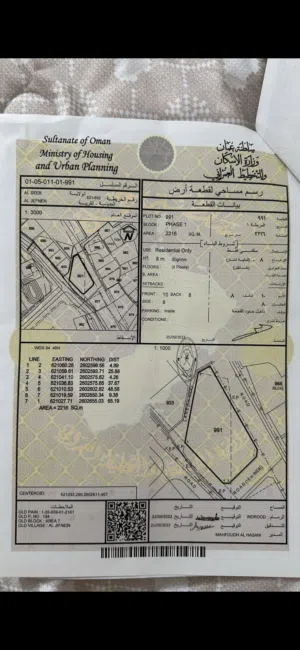 أرض مميزة في الجفنين للبيع