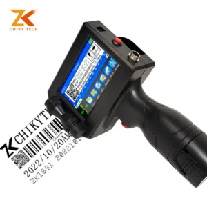 طابعة نفث الحبر المحمولة موديل ZK1691 لطباعة الشعار و تاريخ الإنتاج والصلاحية وغيرها مستعمل نظيف
