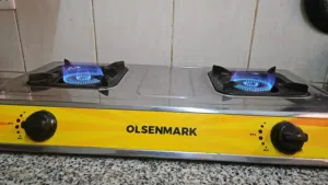 Olsenmark Gas Chulha with Regulator and Hose
