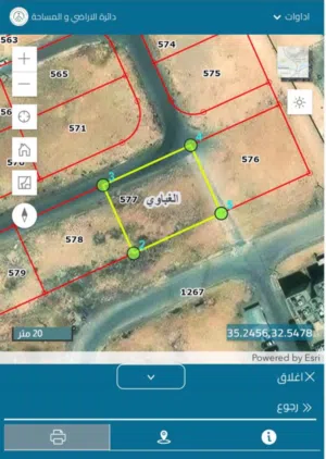 ارض ( 752 ) متر في إسكان الصحافيين للبيع