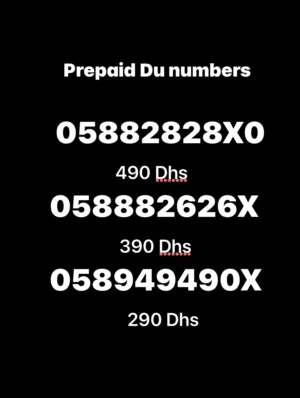 Vip Du numbers