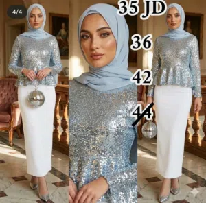 فستان سهرة بنمط مميز