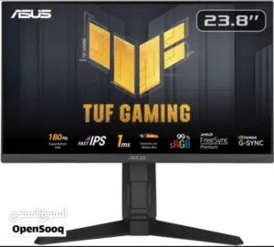 شاشه asus 180hz 24inch للبيع شبه جديده