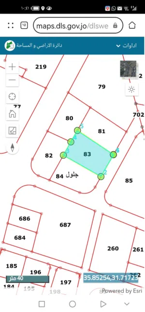 قطعه ارض سكنيه في جلول حوض المحروقات #سعرها 62 الف فيها مجال قطعه #