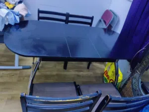 Foldable Dinning Table With Chairs