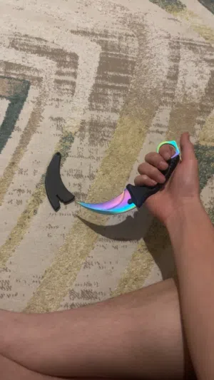 Sexy rainbow knife very sharp