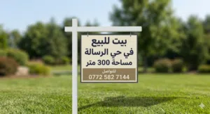 بيت للبيع المكان  كرمة علي. حي الرسالة  زراعي مساحه البيت 300 متر. البناء عكادة  يتكون من 3 غرف وديو