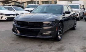 Original dodge charger front bumper with  بامبر دوج شارجر fog lights