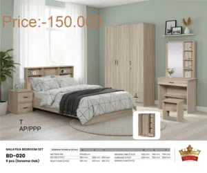 BED ROOM SET with 12cm mattress