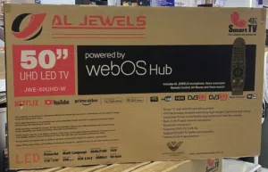 شاشة جويلز 50 سمارت 4k رموت ماوس ناطق و توصيل مجاني