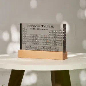 3D Chemistry Periodic Table With Real Elements Inside