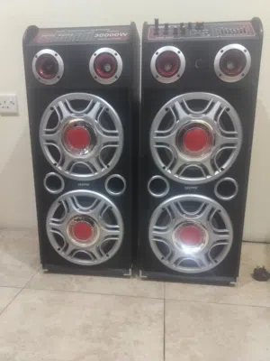 geepas sound system speakers same new condition with remote