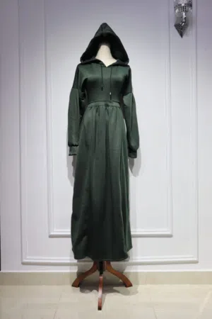 فستان هودي بطاقيه