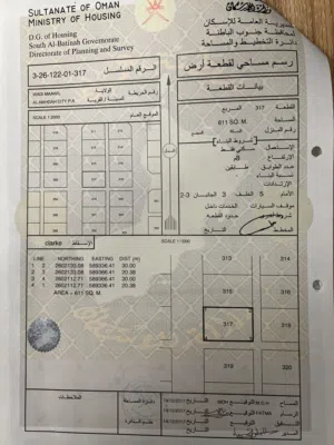 أرض سكنية للبيع أو البدل مع أرض في نخل او المخططات الجديدة في الولاية.
