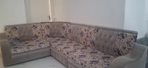جلسة زاوية حرف L بحالة جيدة