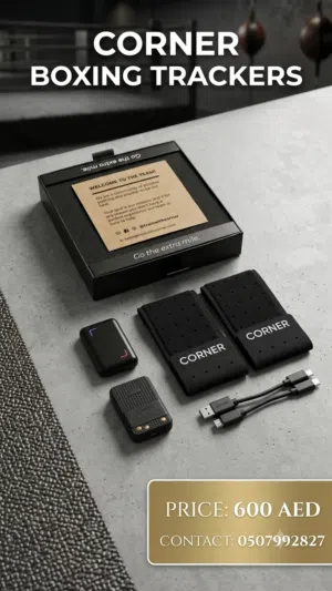 Title:  Corner Boxing Trackers (Brand New) – Ultimate Smart Punch Tracker  600 AED:
