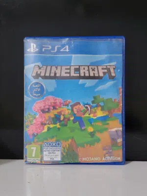 قرص ماينكرافت الاصلي ps4 نضييييف جدا بس الحافضه مالته متعقشه شوي موديل بيدروك