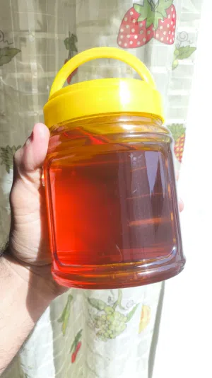 عسل  مع زيت الزيتون