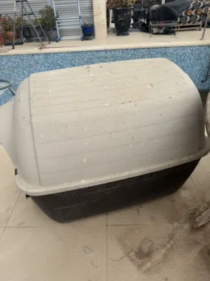 بيت كلب طول 1 متر عرض 50 سم ارتفاع 80 سم