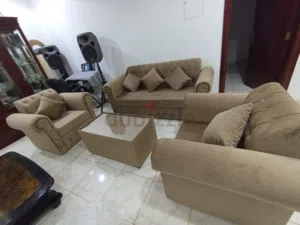طقم كنب جلد أو قماش – Great for Any Room  Durable Material and Low Cost
