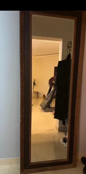 مرايا طويلة حواف بنيه