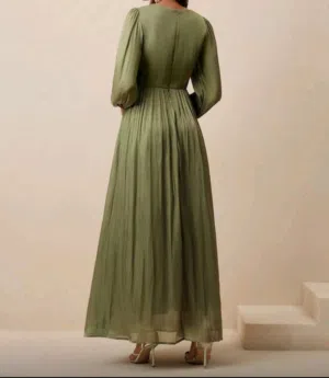 فستان  اخضر