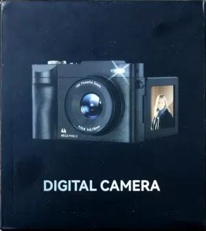 كاميرا ديجيتال حديثة 50MP تصوير 4K منفذ Type-C وشاشة تفتر للفلوغات
