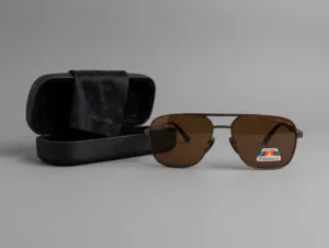 نظارة شمس بوليس (Police) عدسات Polarized بني - خامة عالية جداً