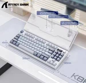 كيبورد اتاك شارك k86 open box نظيف جدا