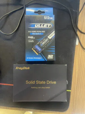 SSD للبيع برو وعادي متوفر قطعتين 512