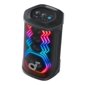 سبيكر Anker Soundcore Rave 3S بقوة 200W – صوت قوي وإضاءة LED – أسود