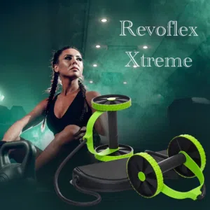جهاز الرياضة Revoflex عجلة اللياقة البدنية مع شريط مقاومة