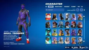 حساب فورت نايت سكلتون بنفسجي و سيزون 1. 2. 3 وبقي و في 304 سكن