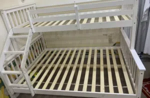 Bunk bed with mattress