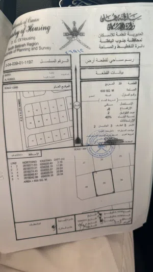 Residential Land for Sale in Al Batinah Barka