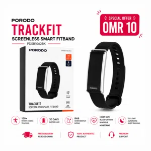 Porodo TrackFit Screenless Smart Fitband