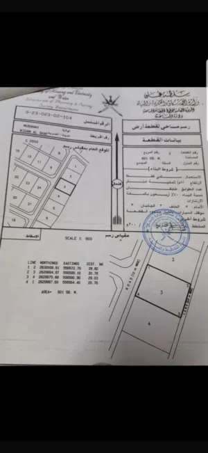 Residential Land for Sale in Al Batinah Al Masnaah