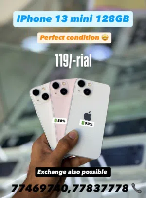 iPhone 13 Mini 128 GB Good condition phones
