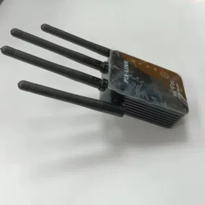 مقوي إشارة واي فاي لاسلكي من PIX-LINK مزود بمنفذ USB ومزود بهوائي مزدوج بقدرة 300 ميجابت في الثانية