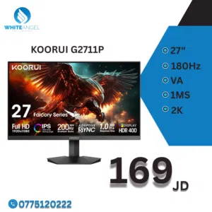 شاشة KOORUI G2711P  27 بوصة – 200Hz – 1ms – HDR400 بسعر مميز
