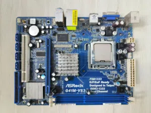 بورد g41 + معالج core 2 duo + مروحة المعالج