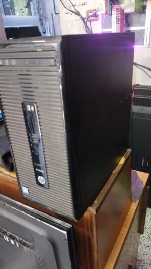 جهاز كمبيوتر كامل فقط 75 دينار hp core i5/6 اصلي مع كافة اغراضه