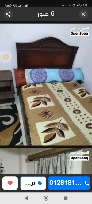 شقه للايجار مفروش اثنين غرفه بجوار جامع حمد خلفي الابيض للسيارات اول فيصل