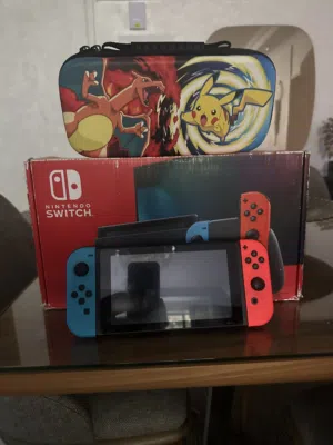 Nintendo switch with free bag