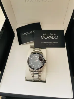 ساعة MOVADO الأصلية بحالة ممتازة للبيع