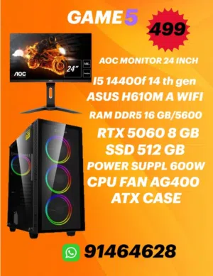 pc gaming whit monitor