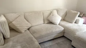White big sofa