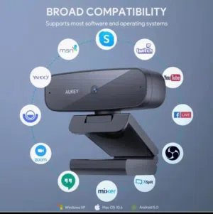 كاميرا ويب كام AUKEY 1080p  Webcam جديده جوده عاليه